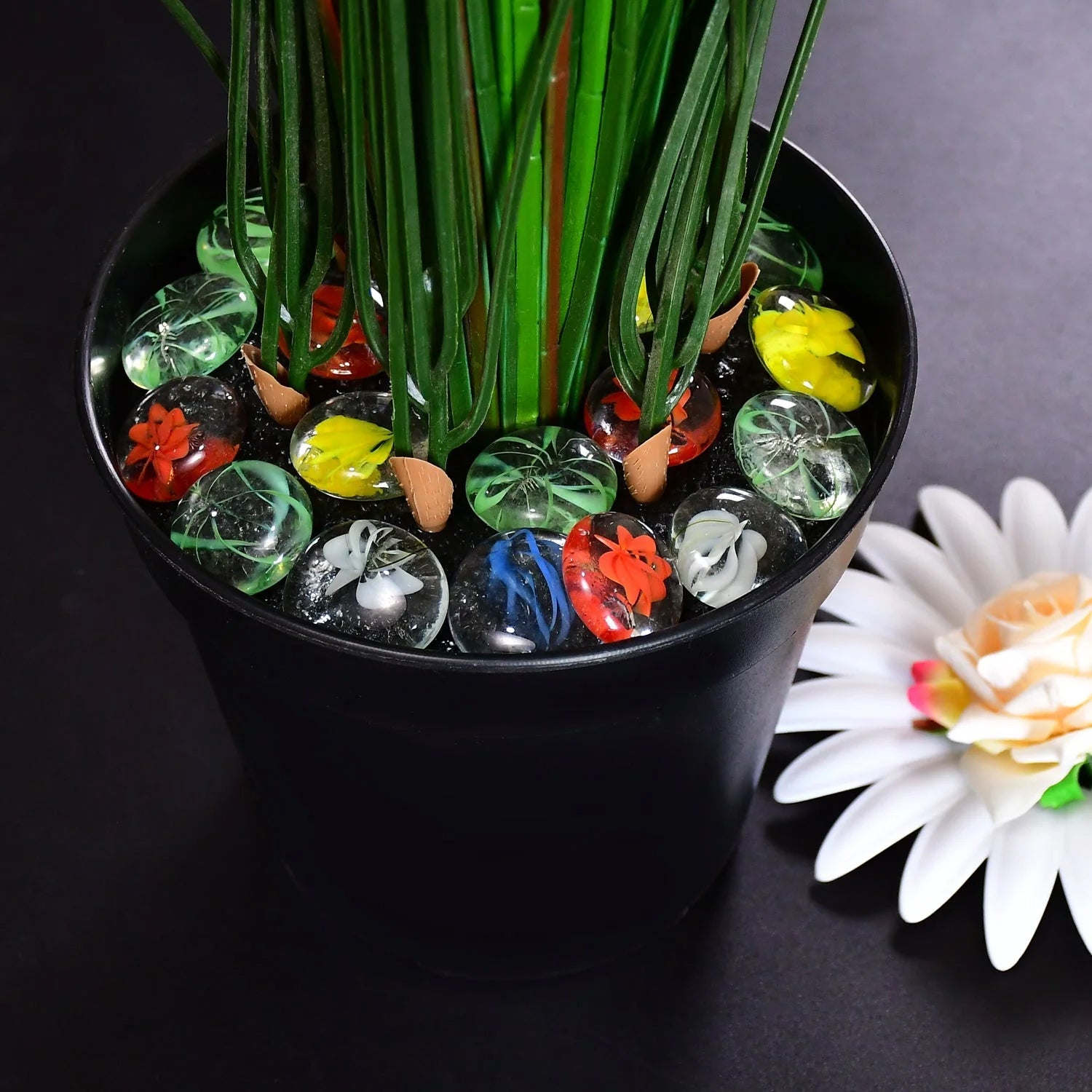 17802 Multi-Color Decorative Stone for Garden / Lawn / Aquarium Fish Tank Gravel / Flower Pots Decoration Pebbles for Fish Bowl & All Purpose Attractive Stone Set 17802 Multi-Color Decorative Stone for Garden / Lawn / Aquarium Fish Tank Gravel / Flower Pots Decoration Pebbles for Fish Bowl & All Purpose Attractive Stone Set